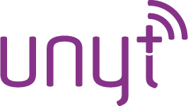 Paarse Logo van UNYT Leeuwarden